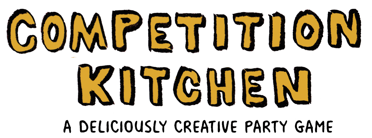 Competition Kitchen Logo and Tagline Competition Kitchen - A Deliciously Creative Party Game